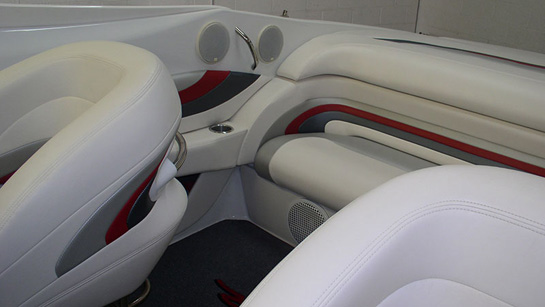 In Stitches Customs, custom boat upholstery Lake Havasu City, AZ