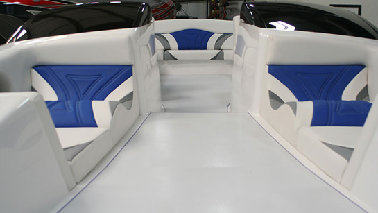 In Stitches Customs, custom boat upholstery Lake Havasu City, AZ