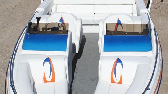 In Stitches Customs, custom boat upholstery Lake Havasu City, AZ