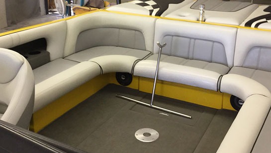 In Stitches Customs, custom boat upholstery Lake Havasu City, AZ