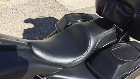 In Stitches Customs, custom motorcycle upholstery Lake Havasu City, AZ