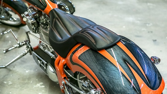In Stitches Customs, custom motorcycle upholstery Lake Havasu City, AZ